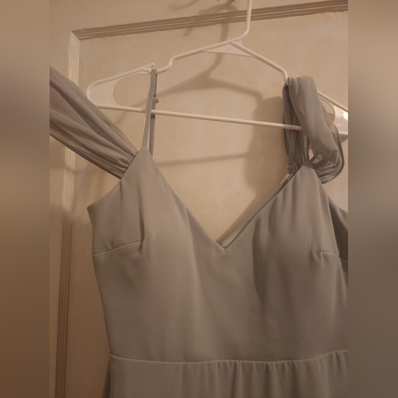 Birdy Gray Silver Bridesmaid Dress - Picture 2 of 6